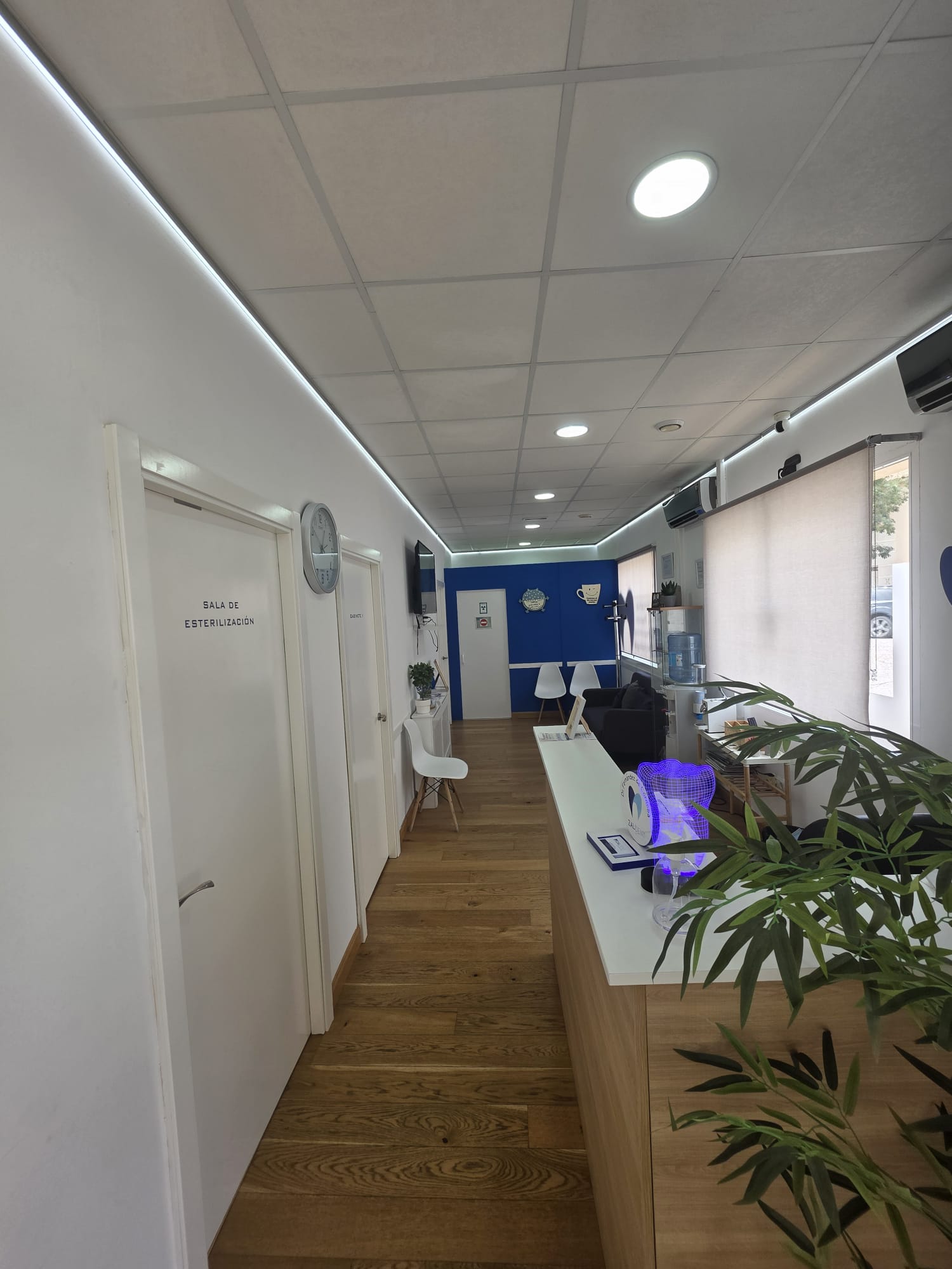 Recepción de clínica dental Zaldent Fuentidueña de Tajo